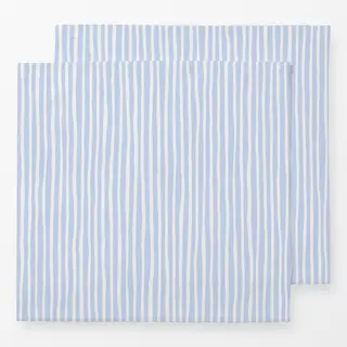 Servietten Pin Streifen Abstrakt Blau
