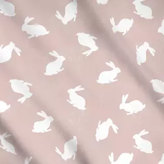 Meterware Osterhase Minimal Rosé