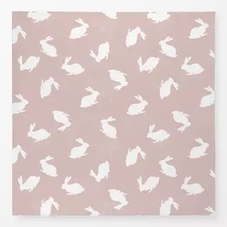 Tischdecke Osterhase Minimal Rosé