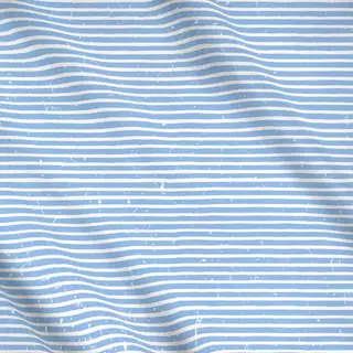 Meterware Mediterrane Blau Streifen