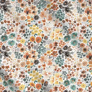 Meterware Artistic Kleine Blumen Cute Baby Herbst