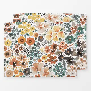 Tischset Artistic Kleine Blumen Cute Baby Herbst