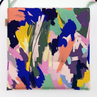 Sitzkissen Artistic Brushstrokes Texture