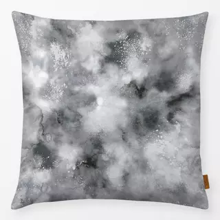 Kissen Marble Smoky Watercolor Gray