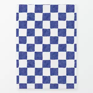 Geschirrtücher Watercolor Blue Checker