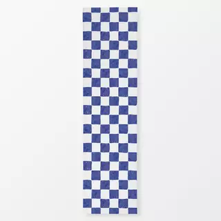 Tischläufer Watercolor Blue Checker