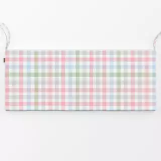 Bankauflage Gingham Frühling Pastell