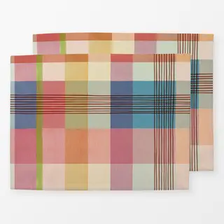 Tischset Modern Aquarell Karo Schecks