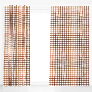 Dekovorhang Cozy Rustik Klassiker Aquarell Gingham