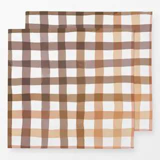 Servietten Cozy Rustik Klassiker Aquarell Gingham