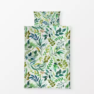 Bettwäsche Aquarell Botanisch Blätter