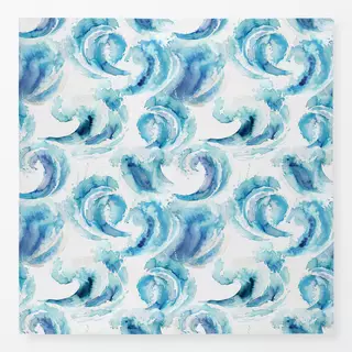 Tischdecke Meer Wellen Ozean Blau