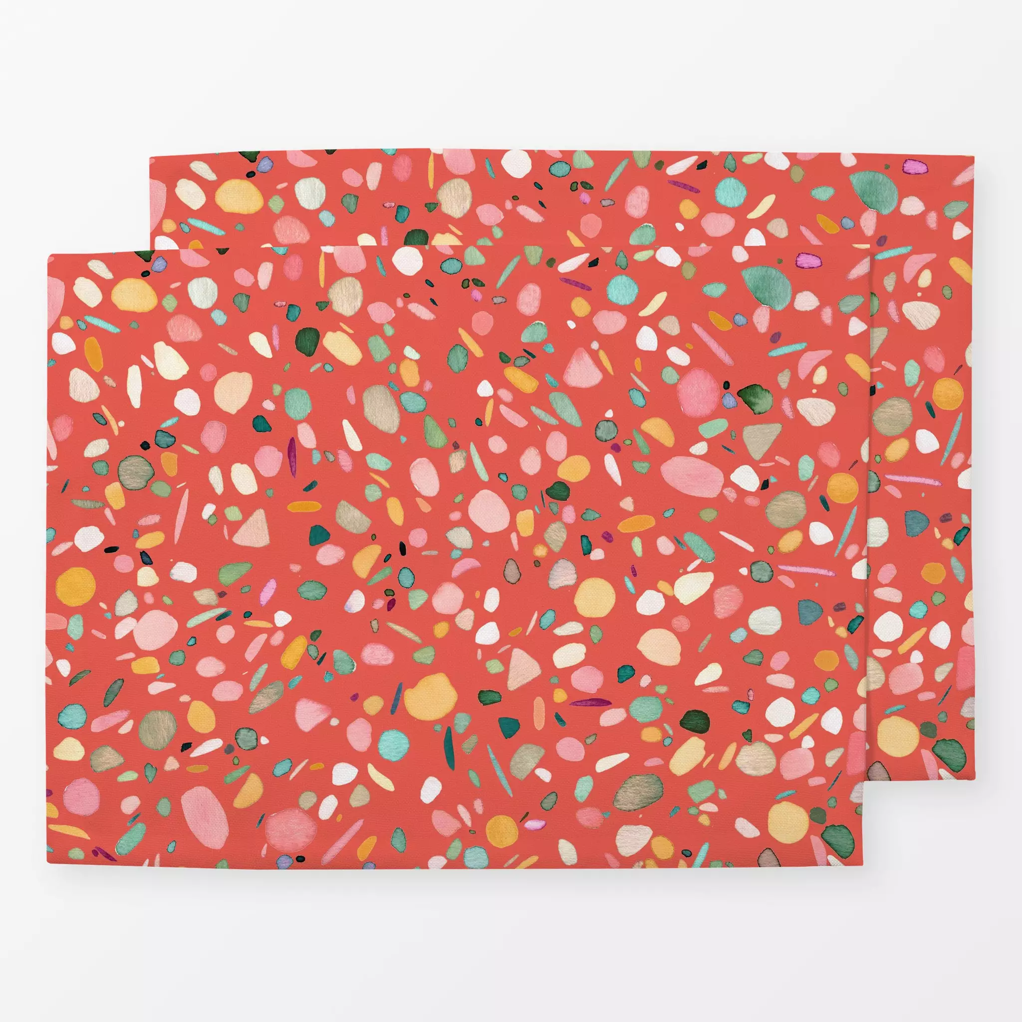 Tischset Terrazzo Abstrakt, gemustert, fürs Kinderzimmer, von Ninola Design