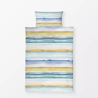 Bettwäsche Relaxing Summer Stripes Blue
