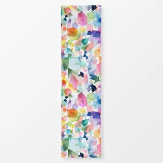 Tischläufer Watercolor Crystals and Gems