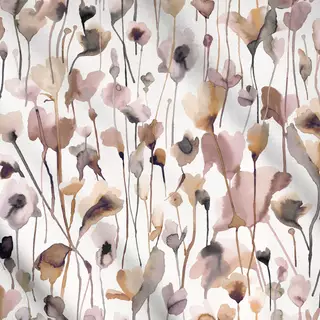 Meterware Wilde Sommerblumen Neutral