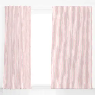 Dekovorhang Pin Streifen Abstrakt Pink