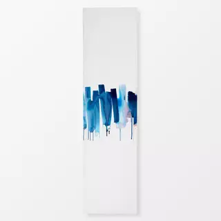 Tischläufer Nordic Watercolor Stripes Blue