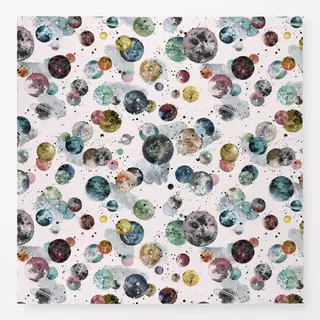 Tischdecke Space Planets Watercolor