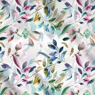 Meterware Watercolor Mystic Leaves