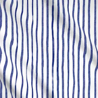 Meterware Bleu Marine Stripes