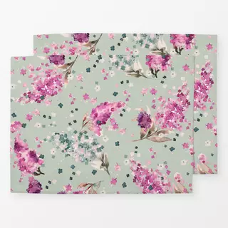 Tischset Lilacs Magenta Green
