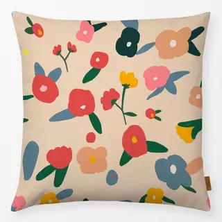 Kissen Scandi Flowers Red