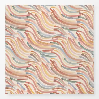 Tischdecke Earthy Pinselstriche Wellen