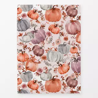 Geschirrtücher Pumpkins Floral Orange Fall