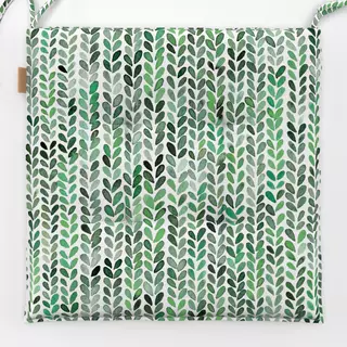 Sitzkissen Weihnachten Knitting Green