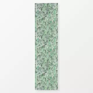 Tischläufer Weihnachten Knitting Green