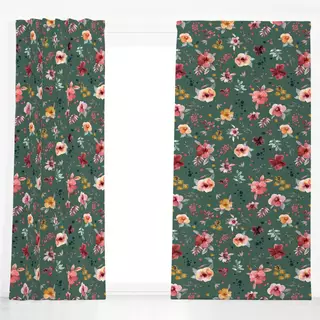 Dekovorhang Countryside Floral Cottage