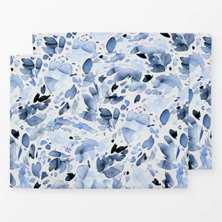 Tischset Abstract Mineral Sea Blue