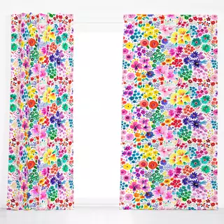Dekovorhang Artful Spring Flowers