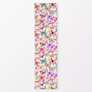 Tischläufer Aquarell Schmetterlinge Bunt