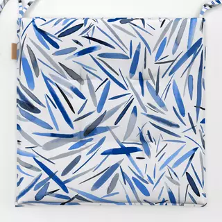 Sitzkissen Water Stripes Sea Blue