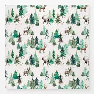 Tischdecke Reindeers Christmas Trees