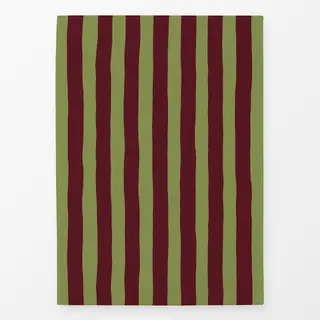 Geschirrtücher Savanne Stripes Olive Burgundy