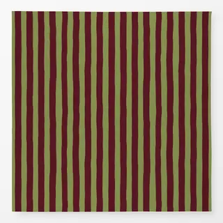 Tischdecke Savanne Stripes Olive Burgundy
