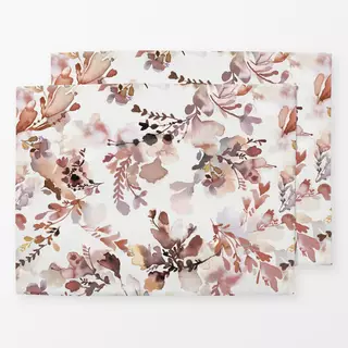 Tischset Aquarell Floral Terracotta