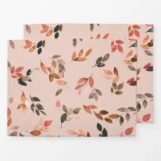Tischset Cozy Cottagecore Minimal Leaves
