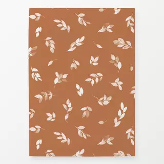 Geschirrtücher Herbst Blätter Terracotta