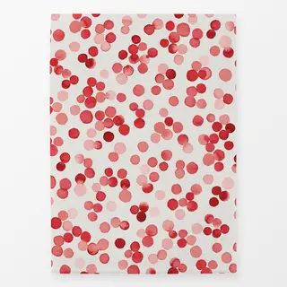 Geschirrtücher Weihnachten Punkte Dots Red