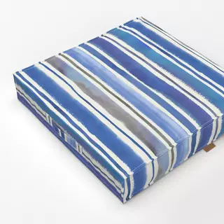 Bodenkissen Sea Stripes Ocean blue