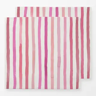 Servietten Candy Stripes Streifen Pink