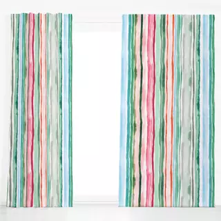 Dekovorhang Watercolor Stripes Summer