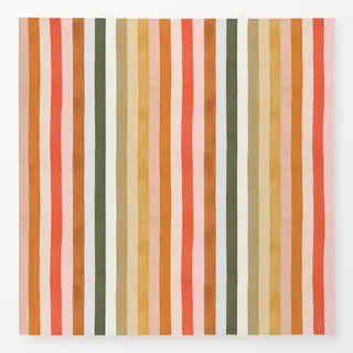 Tischdecke Strand Streifen Aquarell Gelb