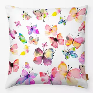 Kissen Spring Watercolor Butterflies