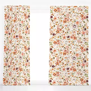Dekovorhang Ditsy Autumn Floral