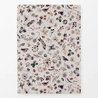 Geschirrtücher Wild Pflanzen Cottagecore Beige